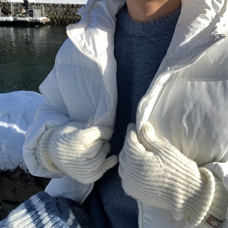 Dake Basic Daily Two-Way Overfit Hooded Padding