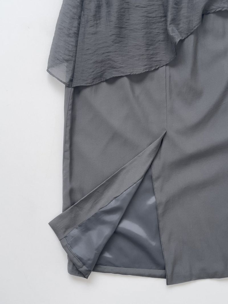 Pound Layered Long Skirt