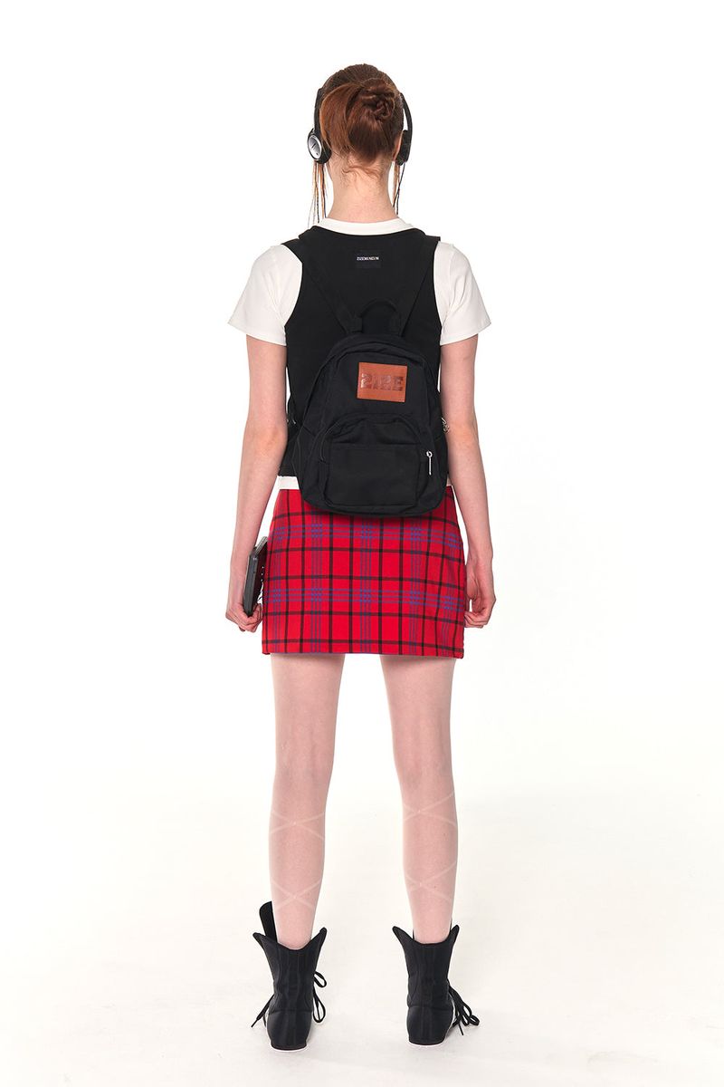 ORIGINAL MINI CHECK SKIRT (RED)