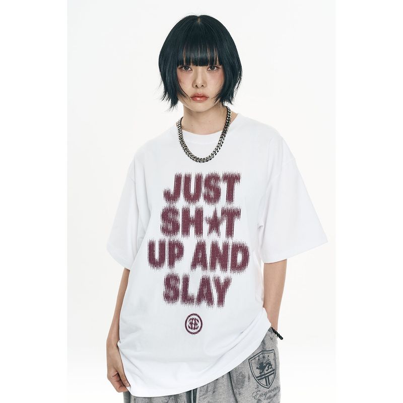 Kandi Blur Short Sleeve - White