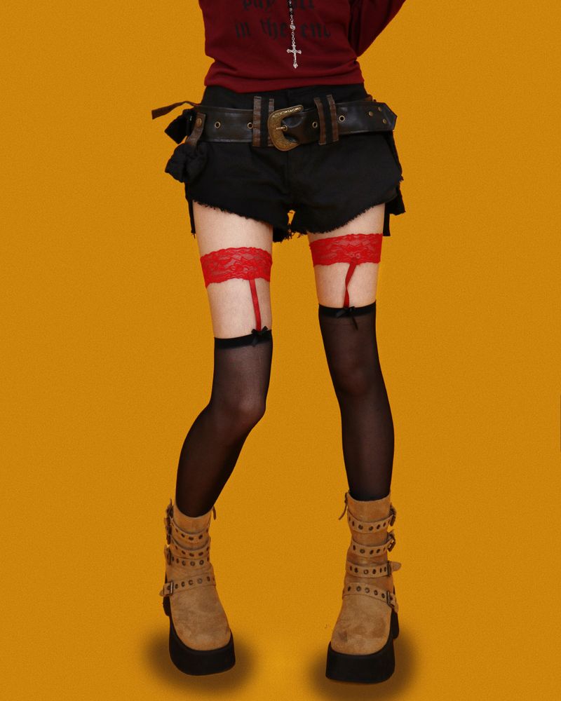 hit pocket belt shorts