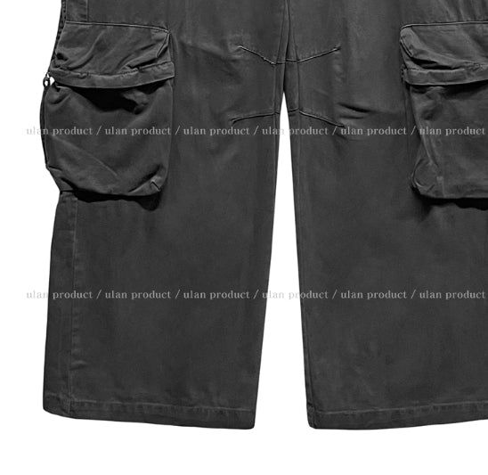 Camp Big Pocket Strap Washed Cargo Pants