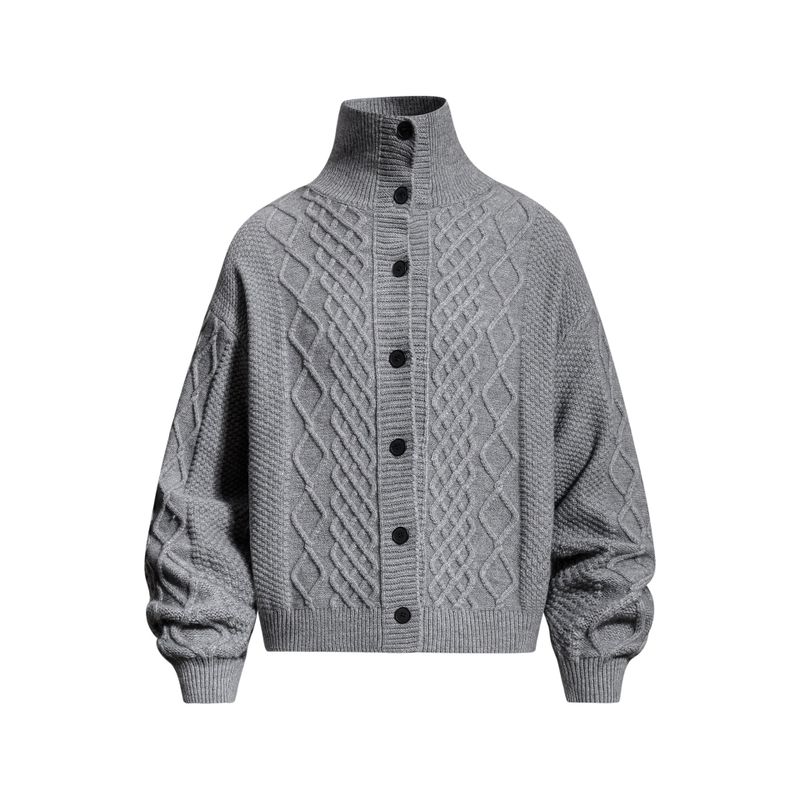 Elora Twist Cable Sweater Cardigan