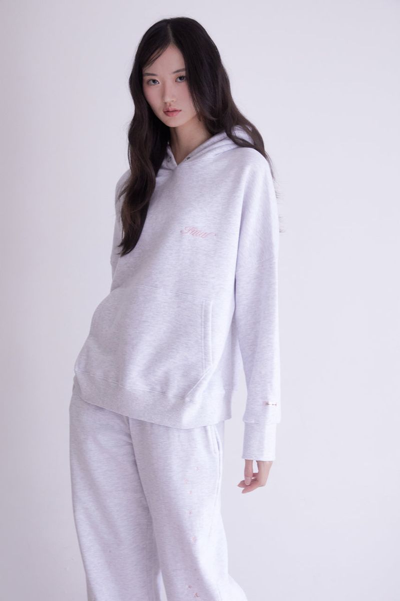 Winter rabbit hoodie (W-MELANGE)
