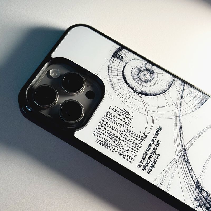 Newtopia Aesthetic Phone Case (Glass)