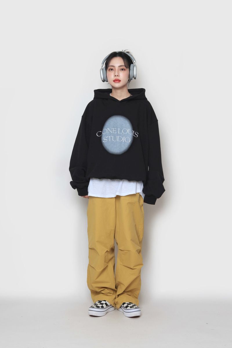 Spray Painting Embroidered Hood