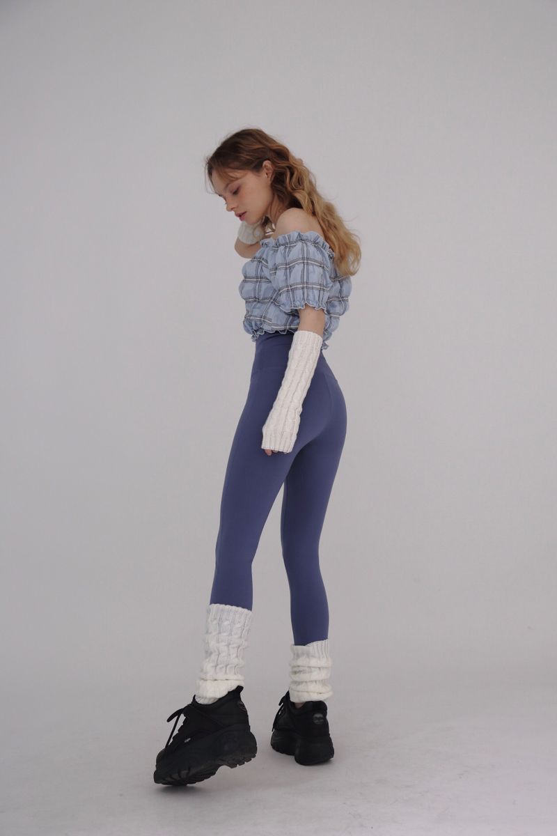 DOUBLELAP LEGGINGS- indi blue