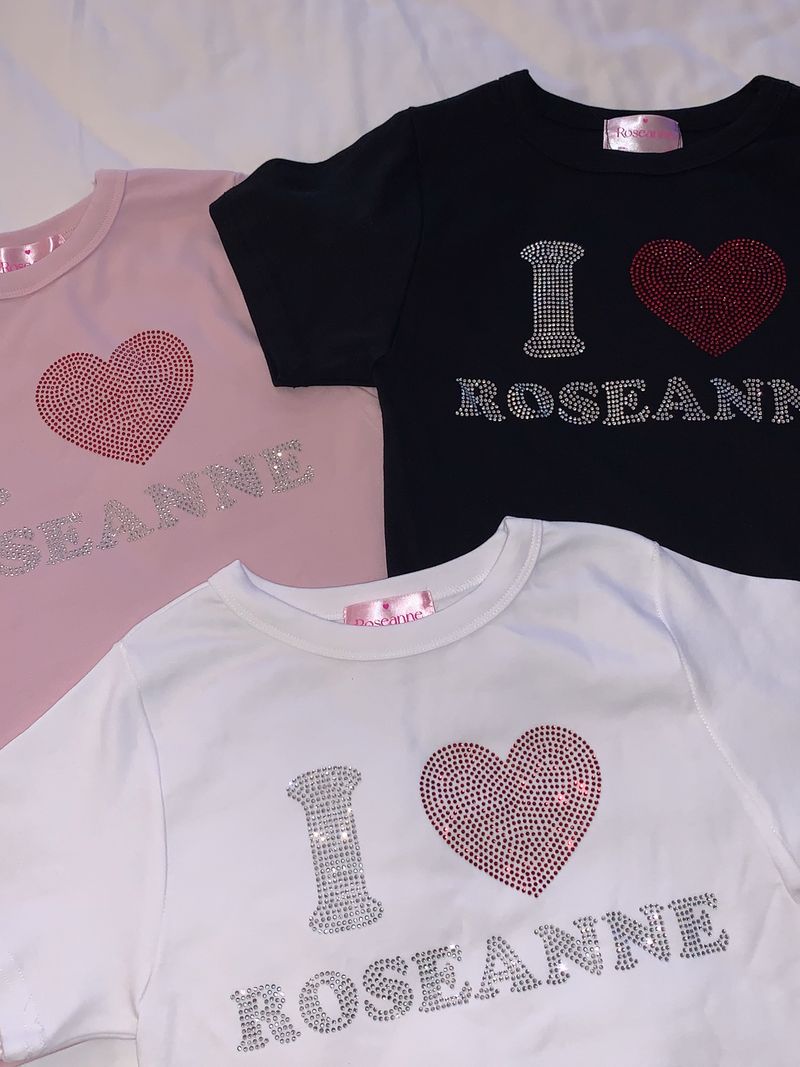 I♥︎ROSEANNE TWINKLE TEE (BLACK)