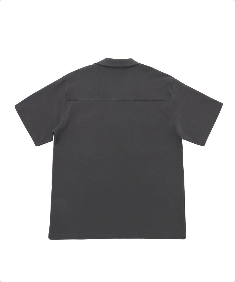 N-BT POCKET 1/2 COLLAR-TEE (Charcoal)