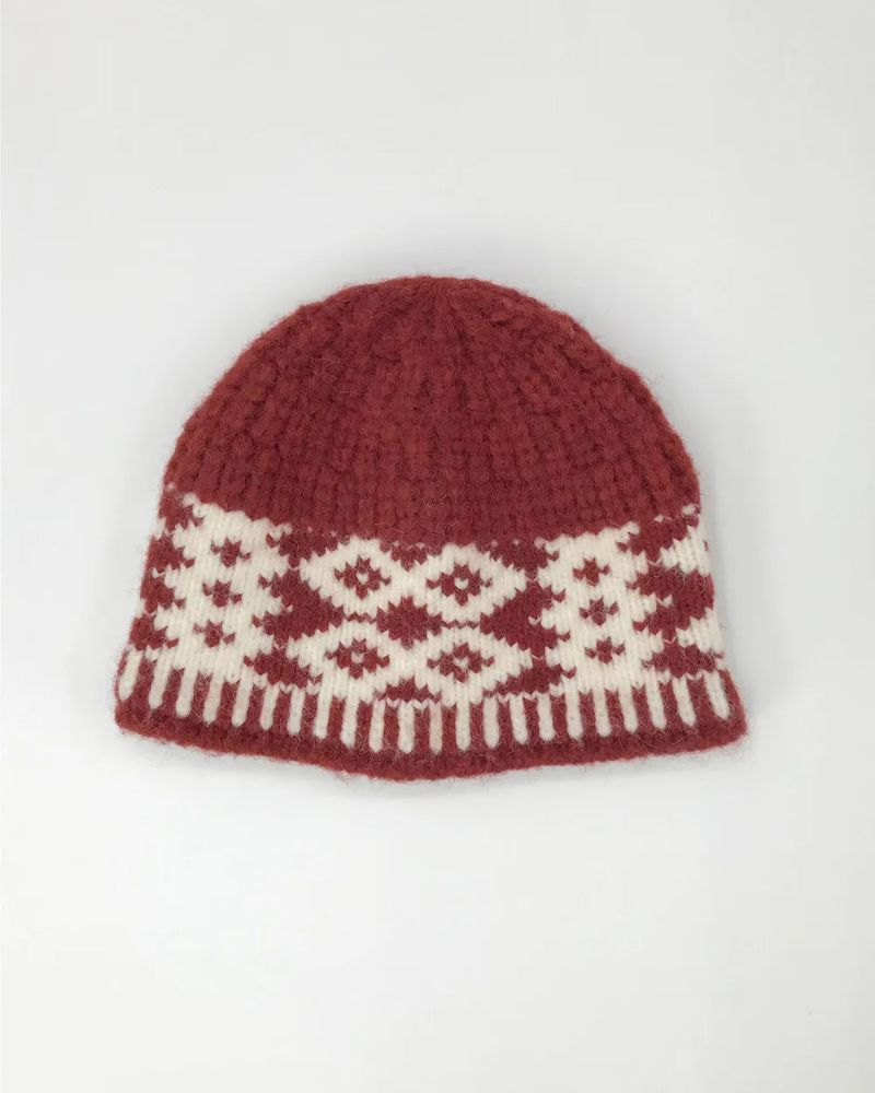 Pattah Nordic Knit Hat (4color)