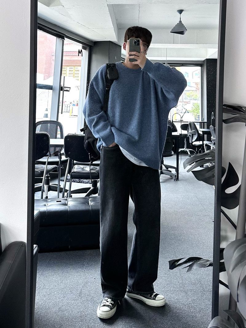 never soft round overfit knit