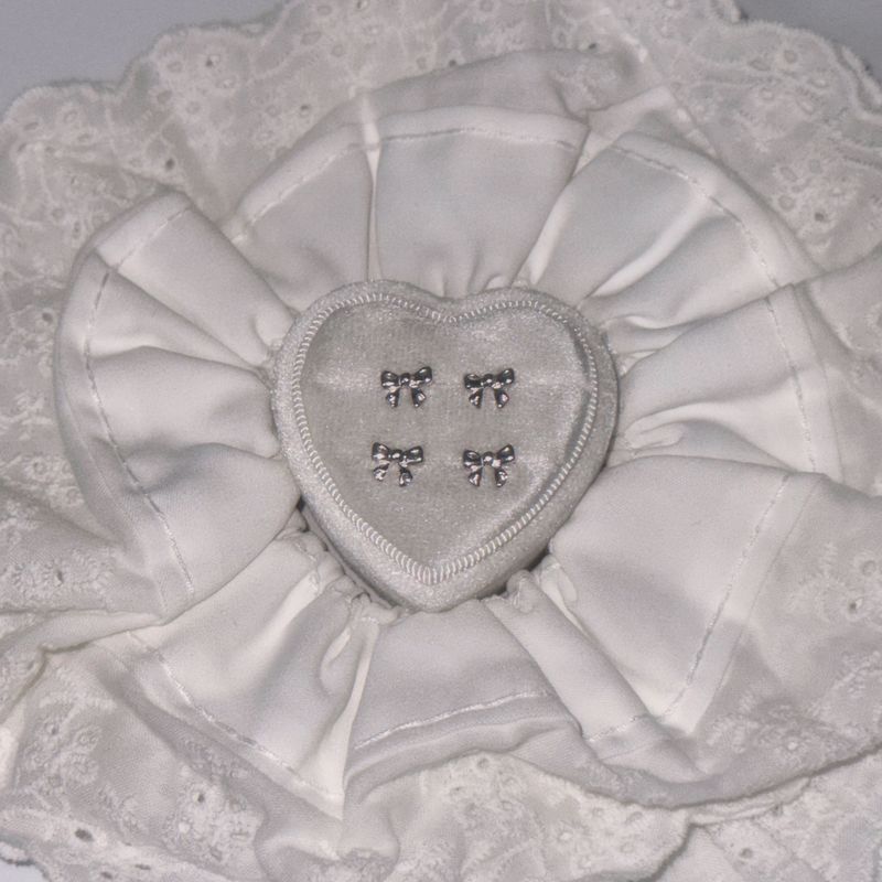 Silver 925 Ribbon earring