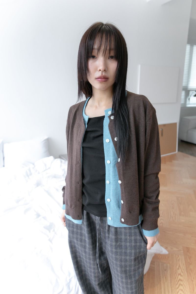 omoosoohy（オムスヒ）の「layered color cardigan(4colors)（Tops）」