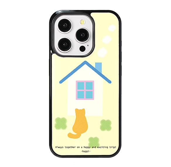 HAPPIMYMEMINE（ハッピーマイミーマイン）の「[MADE] スウィートホームフォンケース イエロー（スマホグッズ/小物）」