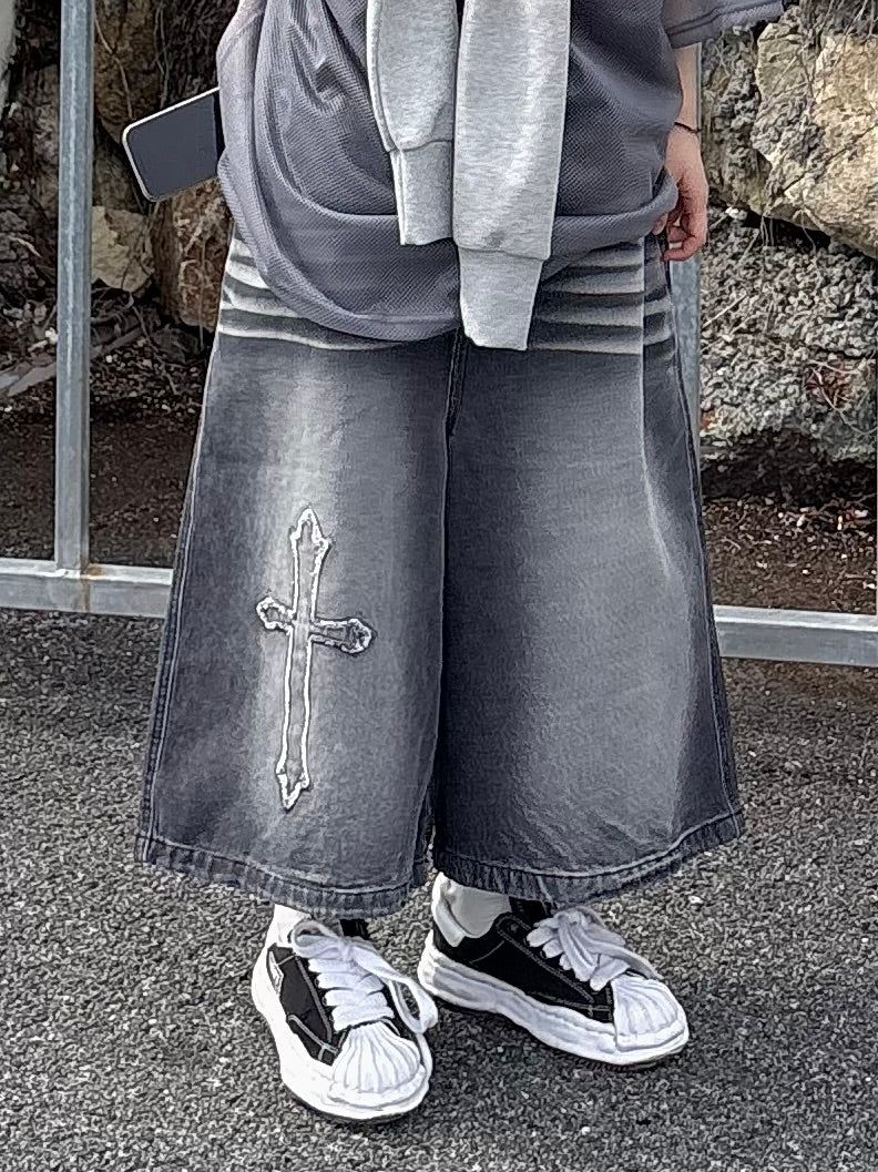 PEARCLAN（ペアクラン）の「クロスウォッシングデニムハーフパンツ（パンツ）」