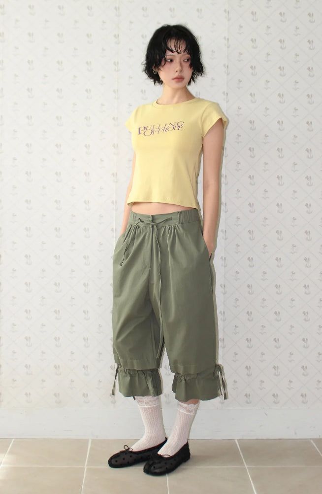 FRILL CULOTTE PANTS