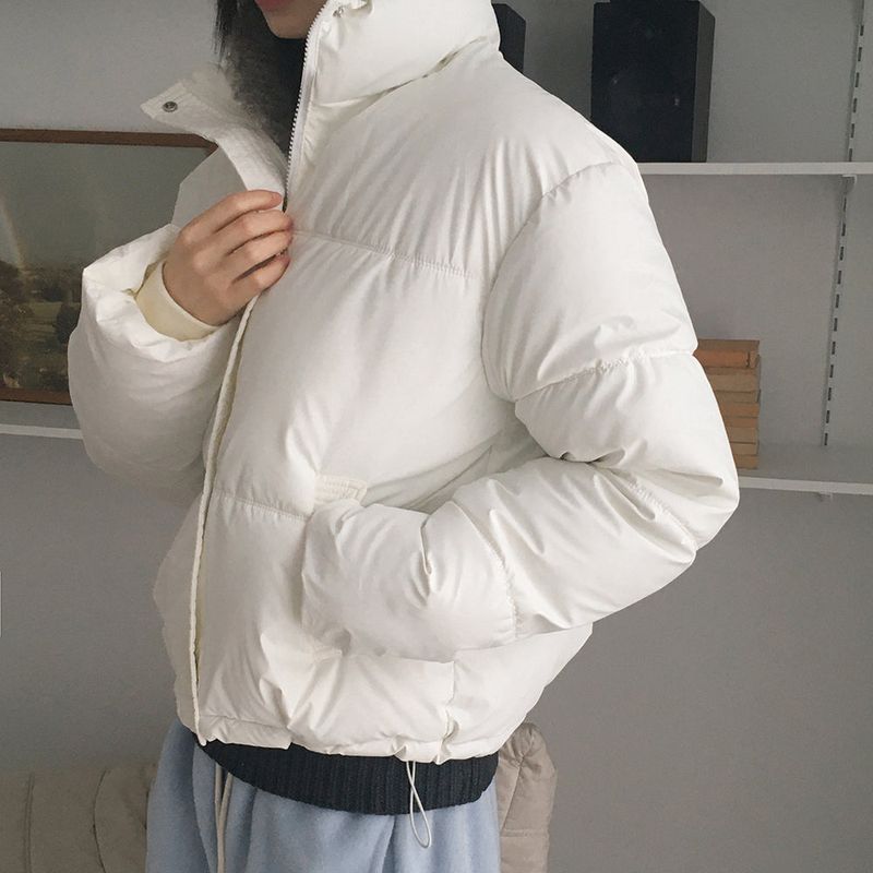 WONDER WONDER(ワンダーワンダー)の「Yukan Matt Basic Oversized Fit Short Padded Jacket(Jackets/Outerwear)」