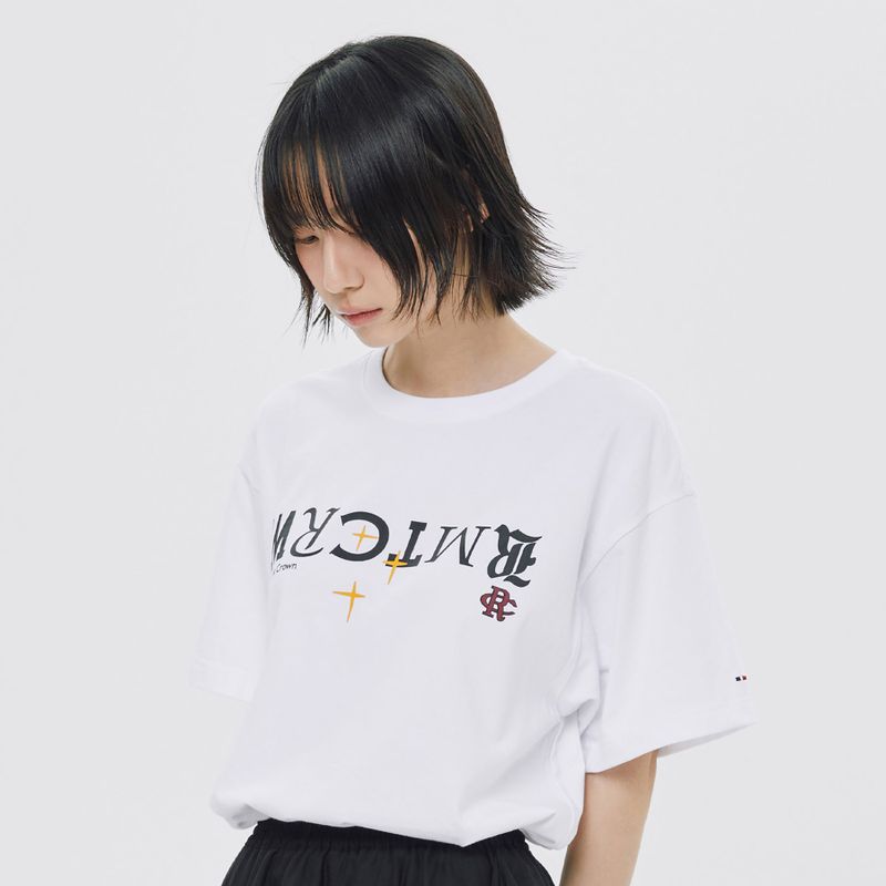 ROMANTIC CROWN(ロマンティッククラウン)の「REVERSE LOGO TEE SHIRT(Tops)」
