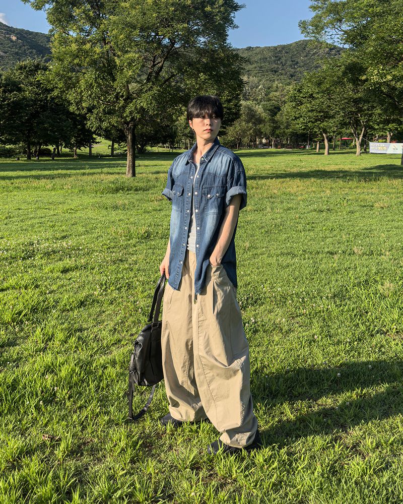 Traillin Cotton Seam One-Tuck Pants