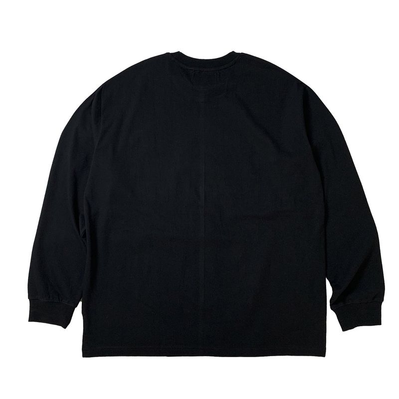 STICKY GHOST LONG SLEEVE T-SHIRT BLACK