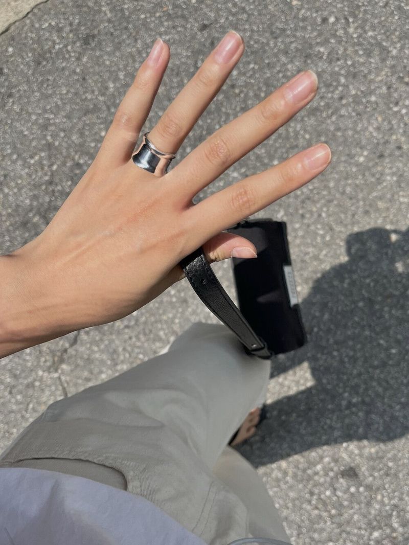 (silver925) Crush open ring