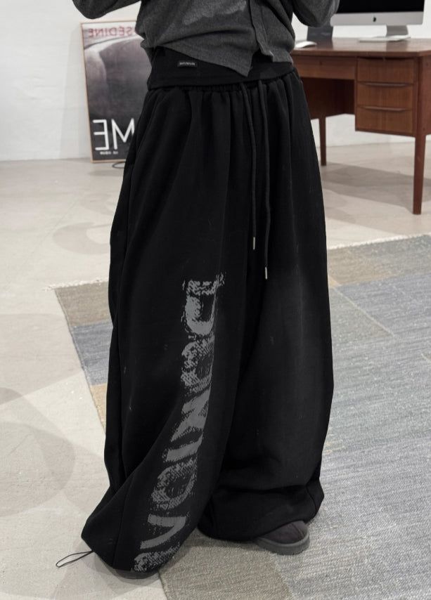 Type stamping wide pants