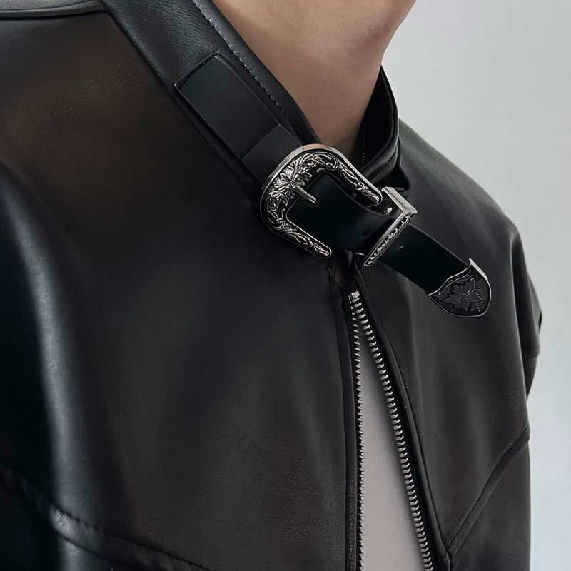 90's Western Leather Jacket