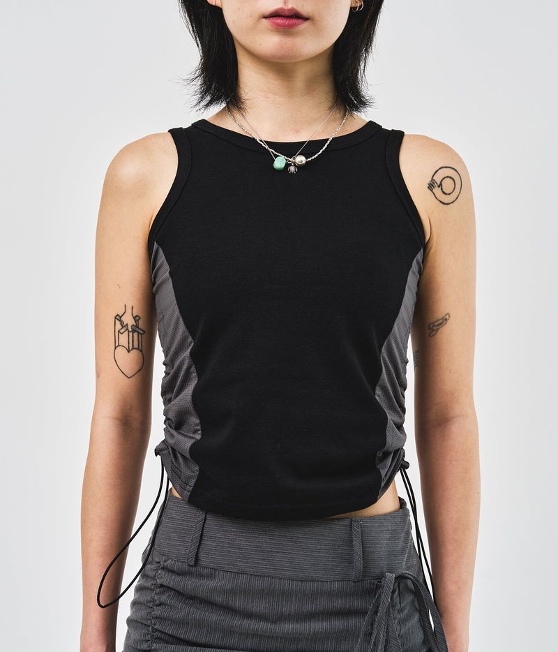 HIFIFNK（ハイファイファンク）の「(W) Lit Mesh Sleeveless (3color)（Tops）」