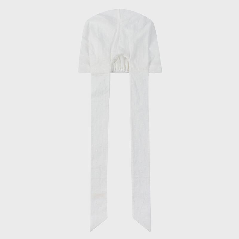 LONG TIE BANDANA (WHITE)