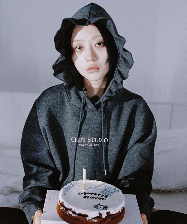 CLUT STUDIO(クラットスタジオ)の「oversize ruffle hoodie(Tops)」