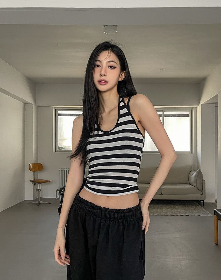 ULAN（ユレン）の「Molly Stripe Halter Sleeveless（Tops）」