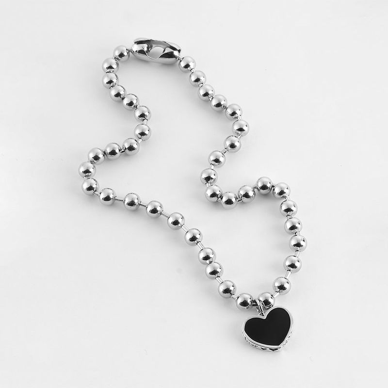 BIG BLACK LOVE NEC SILVER925 (DOODLE)