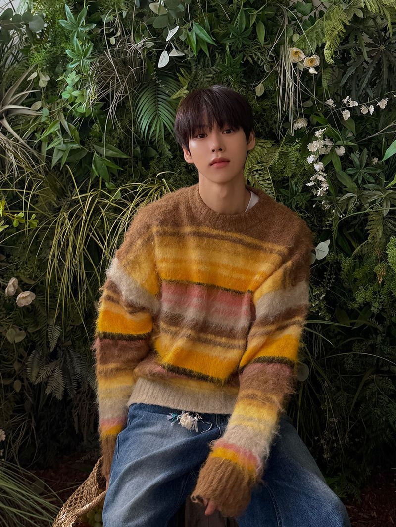 ASCLO(エジュクロ)の「2 Low Multi Border Shaggy Knit (2color)(Tops)」