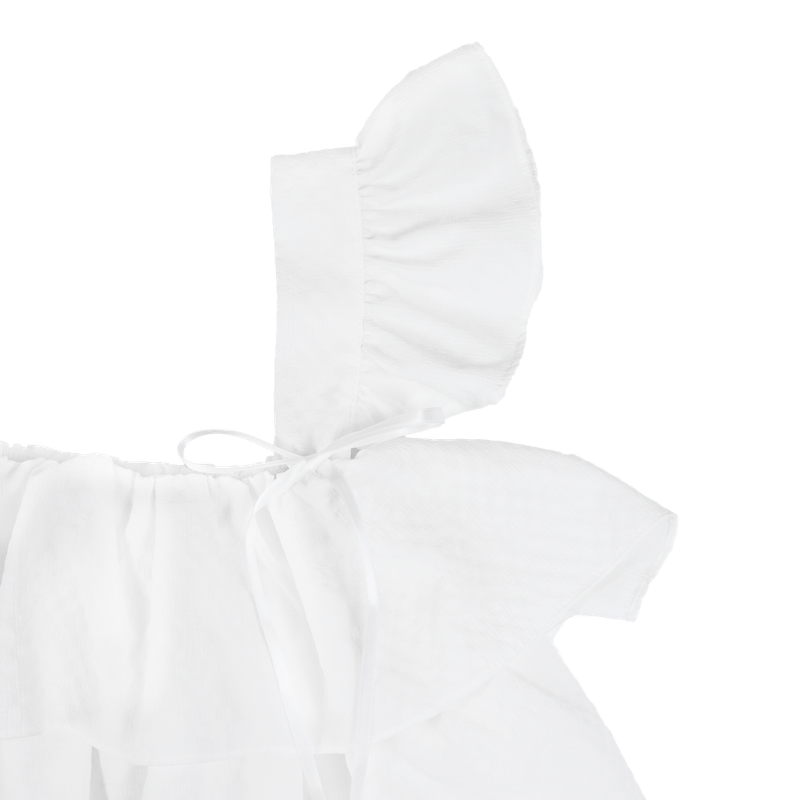RIBBON FRILL TOP