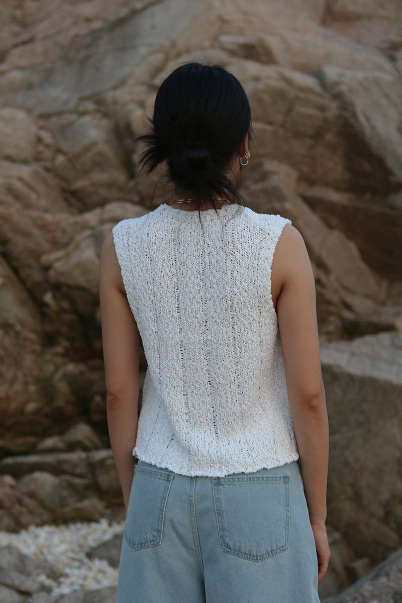 ROZELY SUMMER KNIT VEST