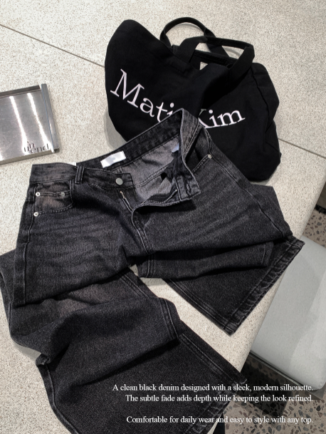Nechis Washed Wide Denim Pants