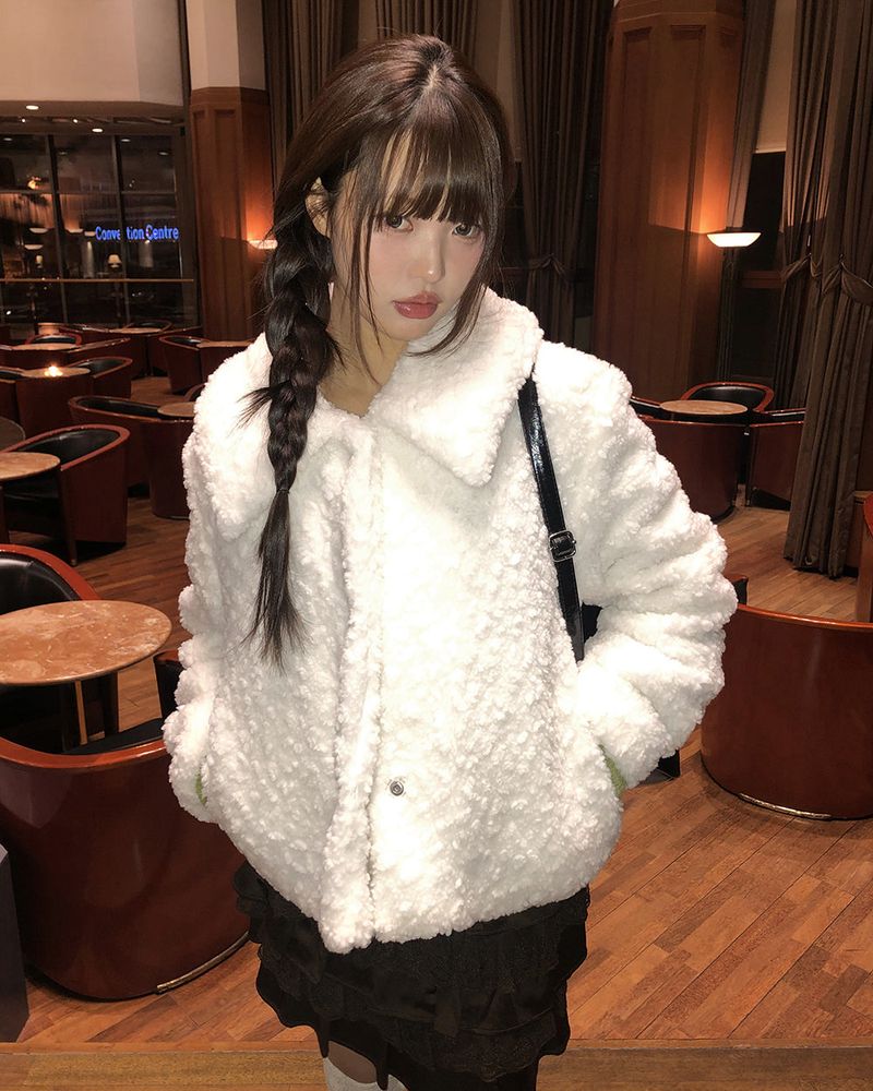 WONDER WONDER（ワンダーワンダー）の「Neyu Collar Sherpa Quilted Fur Half Jacket（Jackets/Outerwear）」