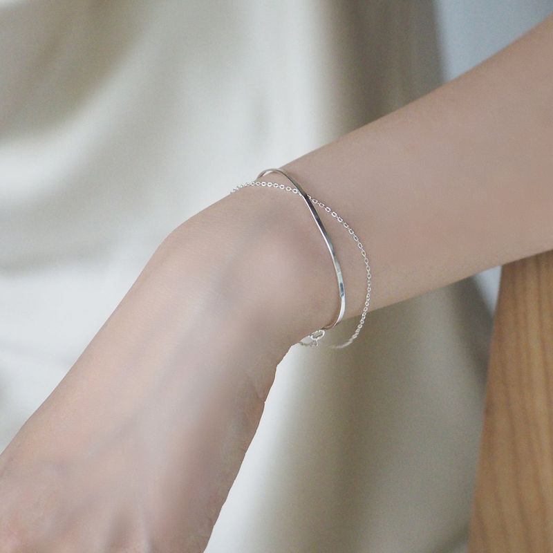 éclater（エクラテ）の「Marye ダブルチェーンブレスレット（アクセサリー）」