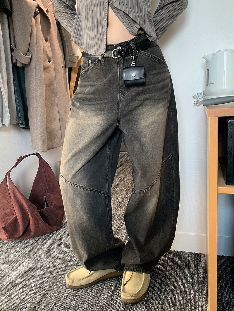 BIAS WIDE JEANS (2C)