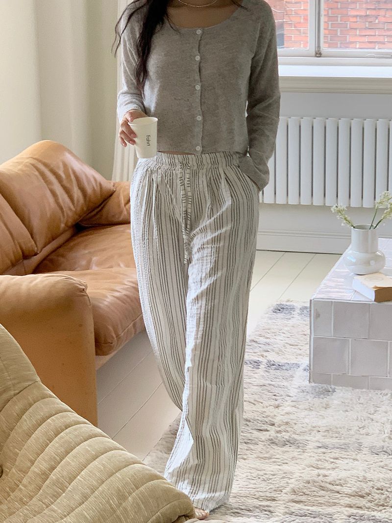 [MADE] REM SEERSUCKER PANTS