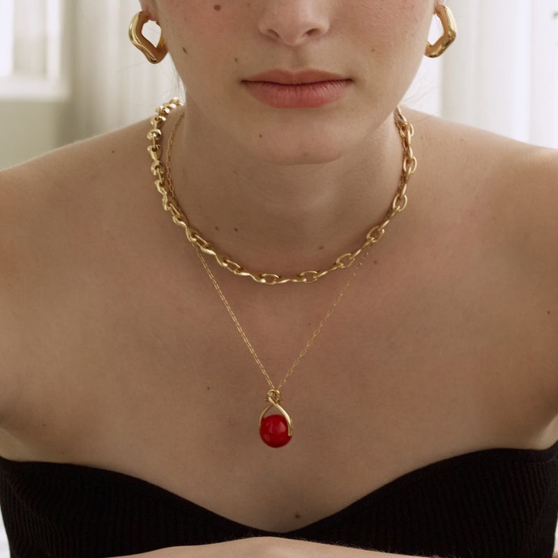 Love Connection Necklace_Gold