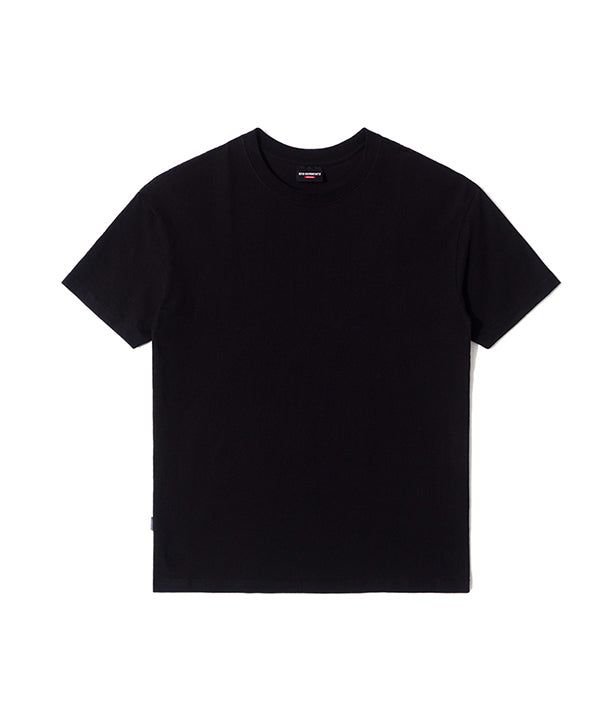 QT8 GARMENTS（キューティーエイトガーメント）の「OC Silky Plain Tee (Black)（Tops）」