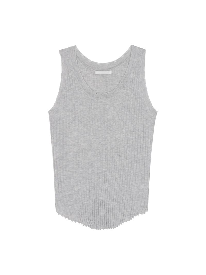 (W) Grain Sleeveless