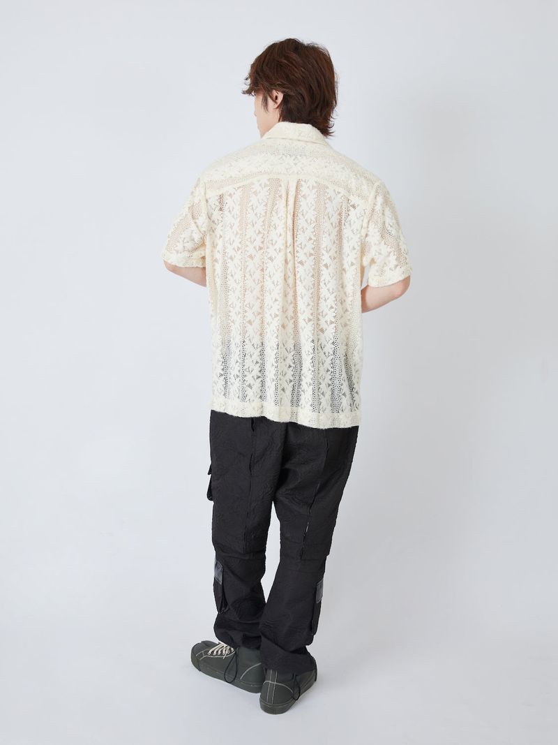 CROPPED WIDE CARGO PANTS