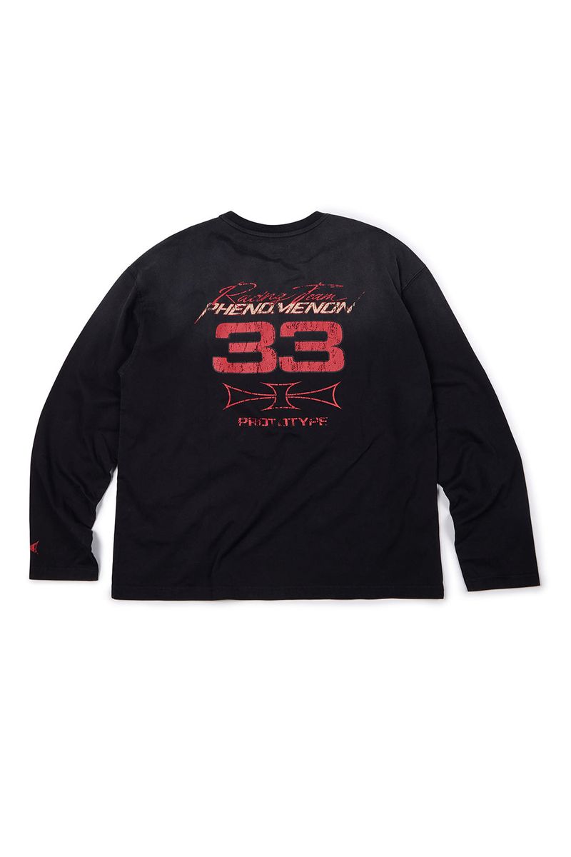 PHENOMENON L/S TEE (BLACK)