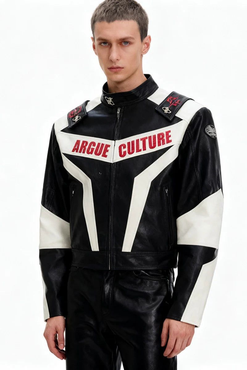 Argue Cultureの「Colorblock Armor Biker Jacket（Jackets/Outerwear）」