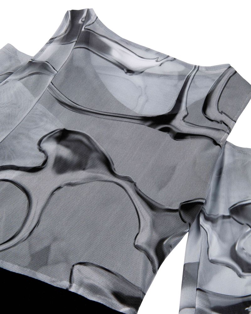 In&Out 3D Printed Top _ Black