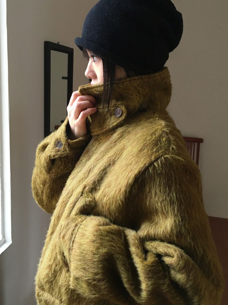 WONDER WONDER(ワンダーワンダー)の「Ato mohair quilted blouson two-way zip-up jumper(Jackets/Outerwear)」