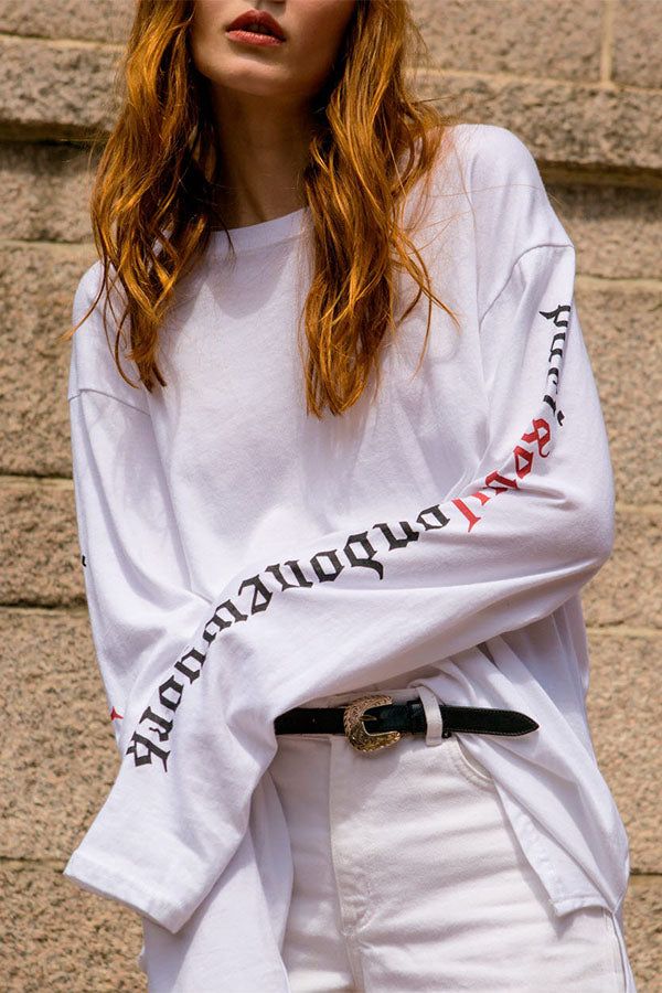 ATAR(アタル)の「 "psln" long sleeve tee white(Tops)」
