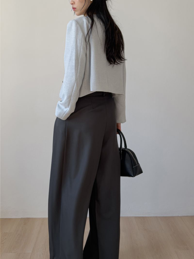 Vinua Unbalance Wrap Wide Slacks